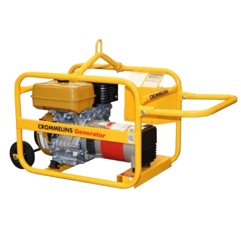 Crommelins Generator 5.0kW Robin Petrol Hirepack
