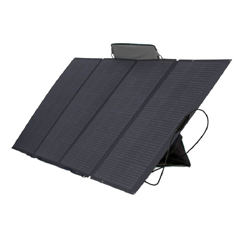 EcoFlow 400W Solar Panel Black 400W Front Left View