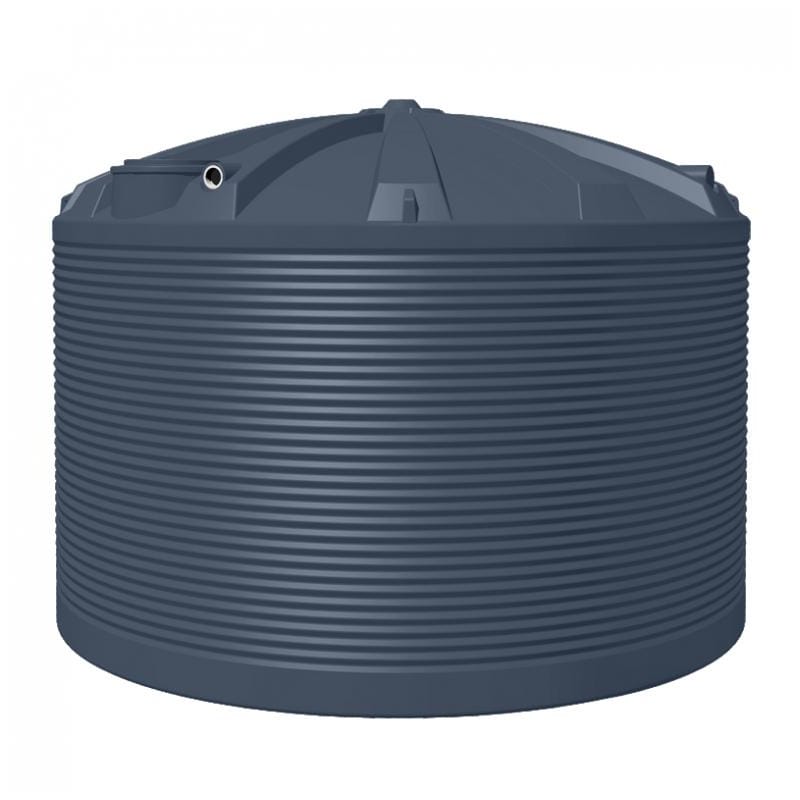 Polymaster 31700L Round Rainwater Tank In Dark Blue