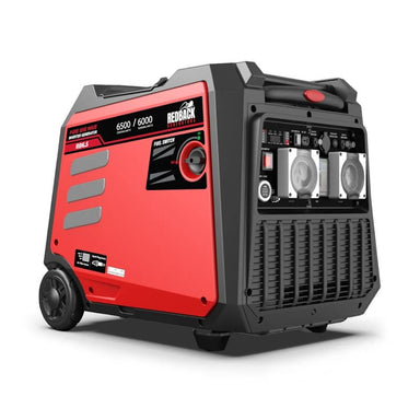 iTechWorld RedBack RB6.5 6500W Portable Inverter Generator Front Right Side View