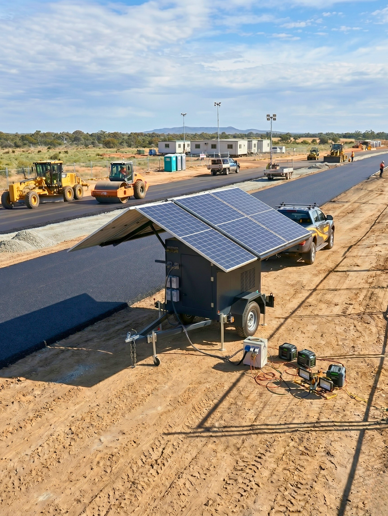 Rover Solar Trailer Off Grid Power System, view 2