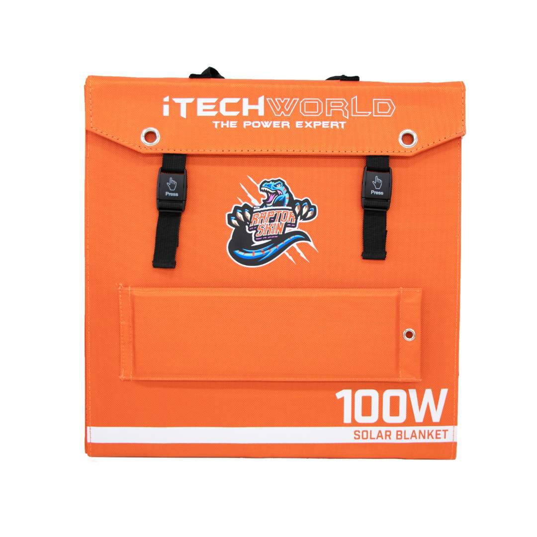 iTechWorld 100W Solar Blanket unfolded
