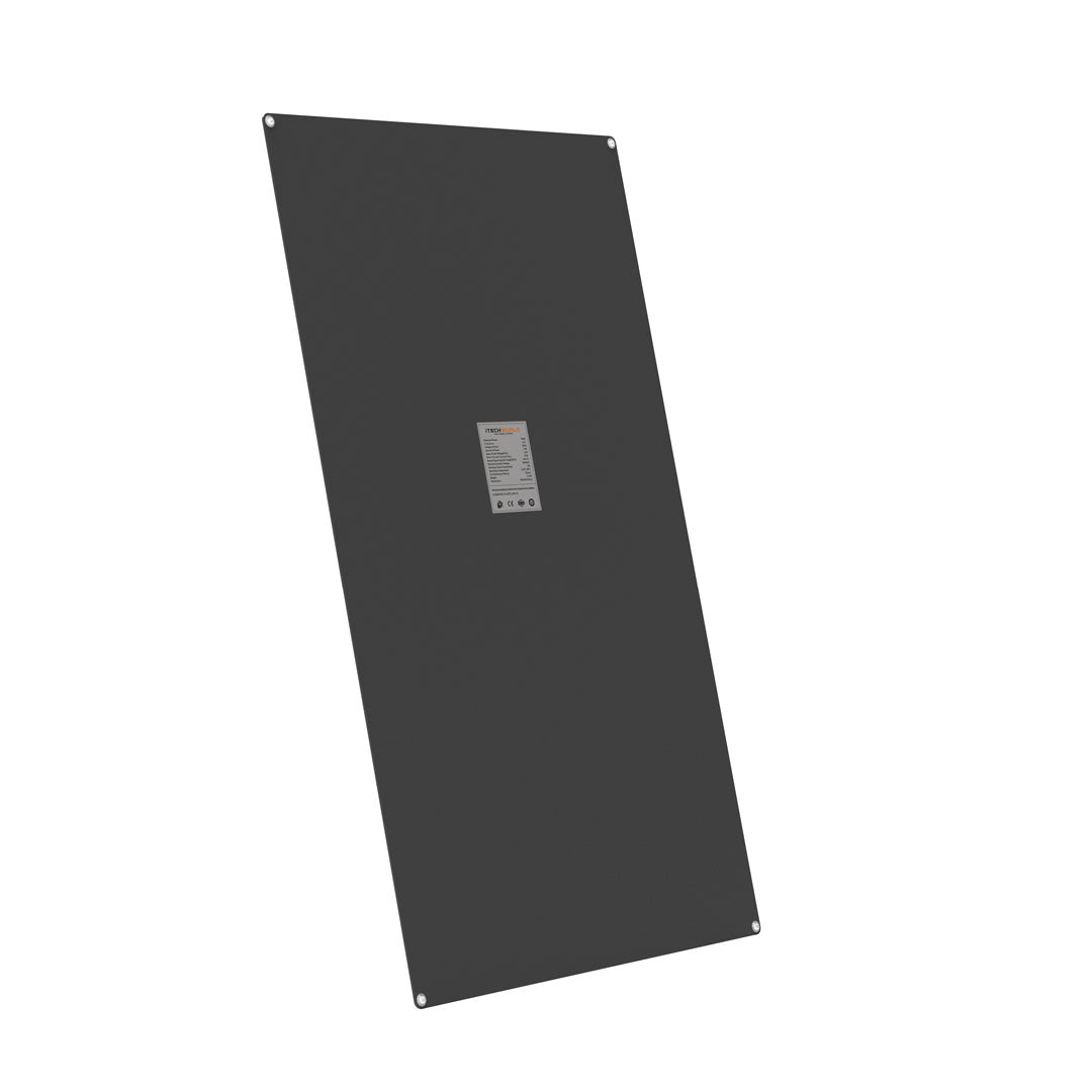 iTechWorld 150W Flexible Solar Panel on a roof