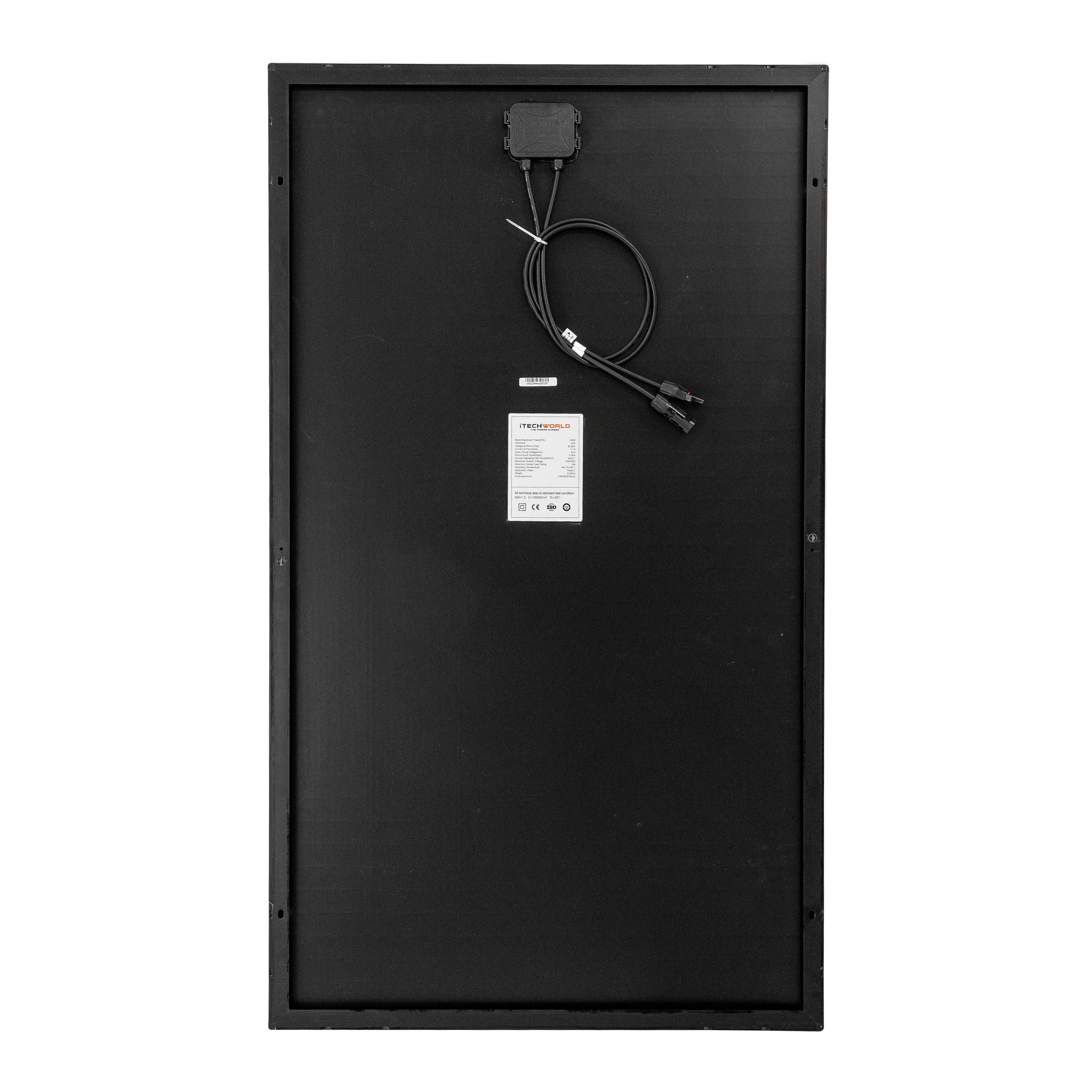 iTechWorld 150W High Voltage Solar Panel detail