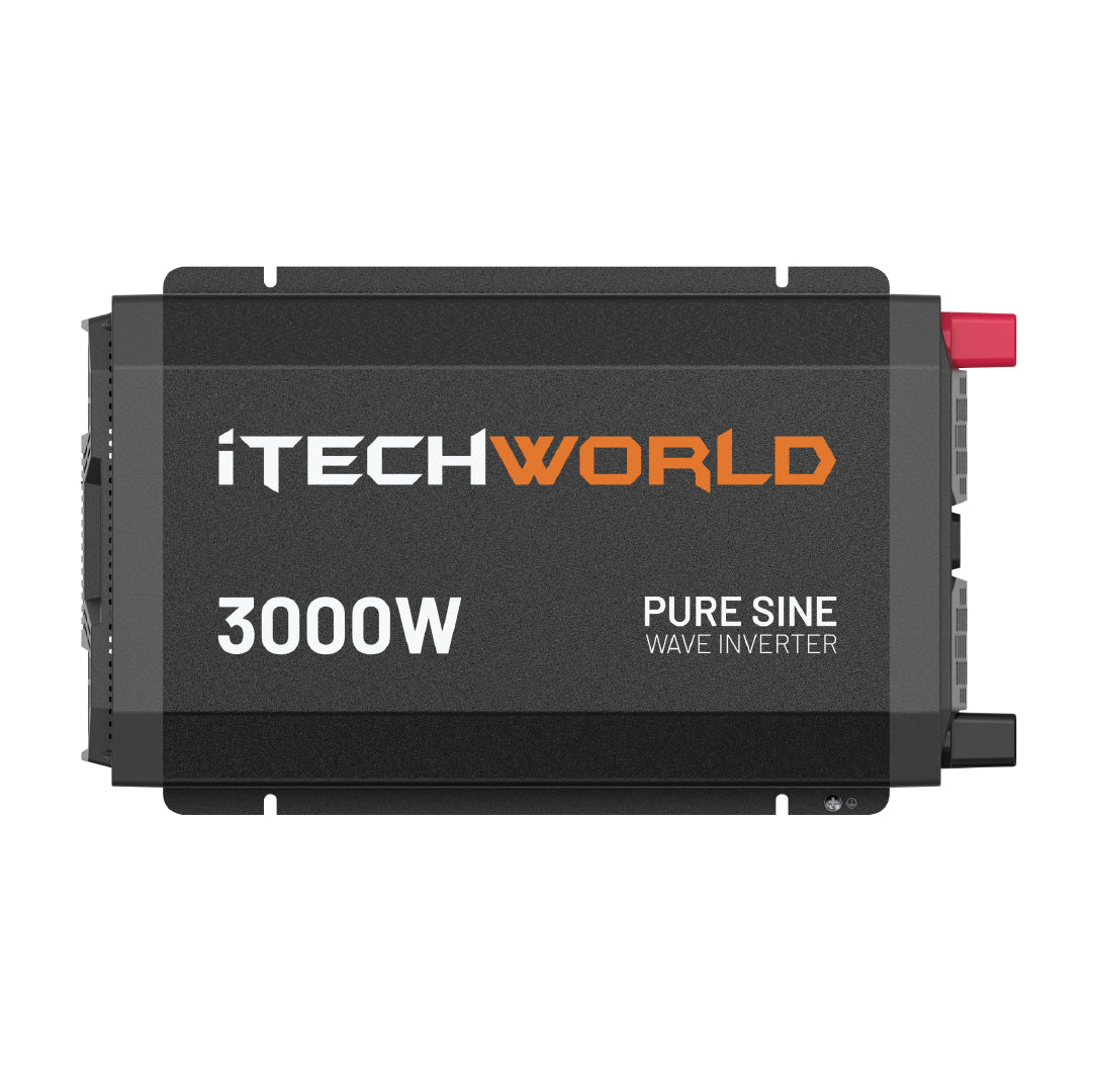 iTechWorld 3000W Pure Sine Wave Inverter 12V to 240V