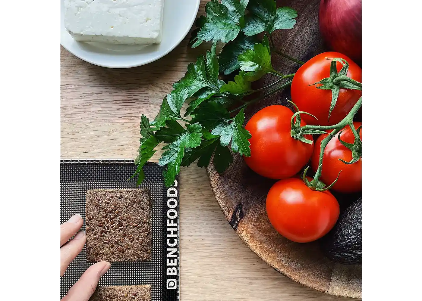 46 x 64cm Industrial Mesh Non-Stick Mat lifestyle photo