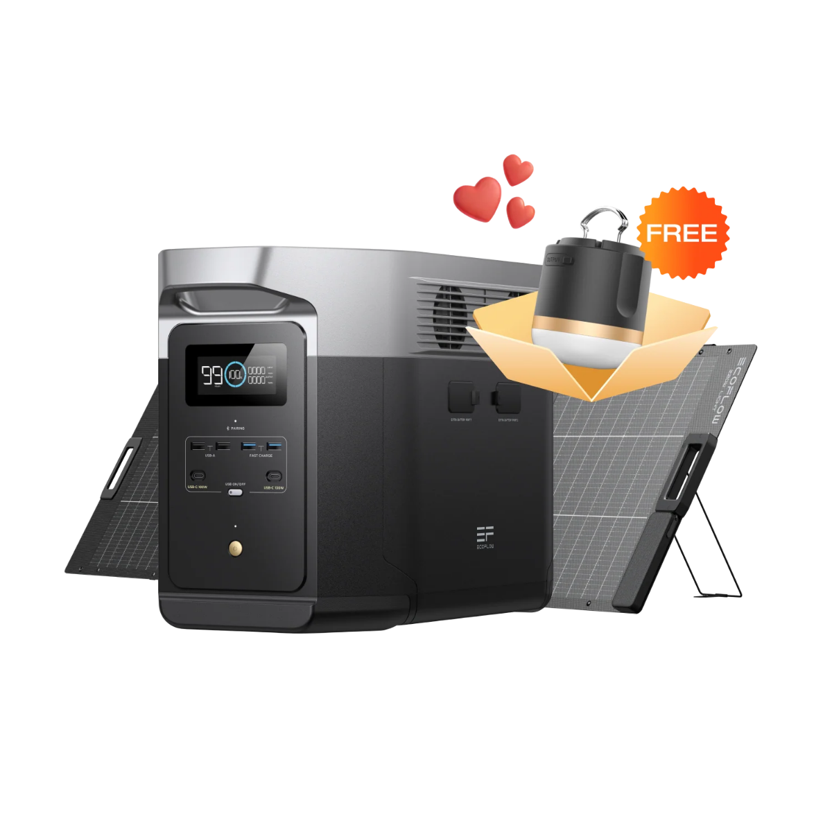 EcoFlow Delta 2 Max Portable Power Station - 1900Wh Capacity