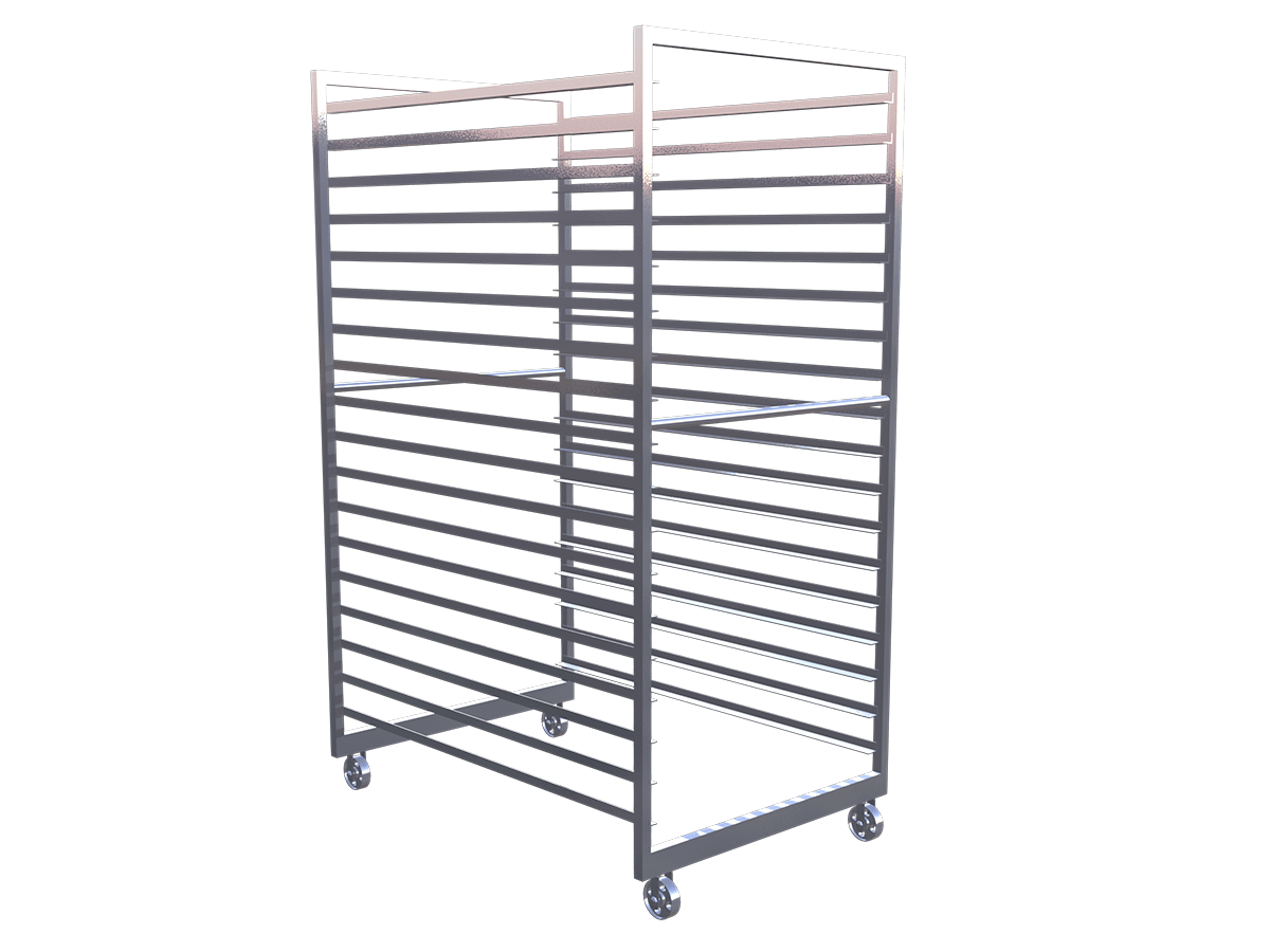 Industrial Trolley, 18 layer configuration