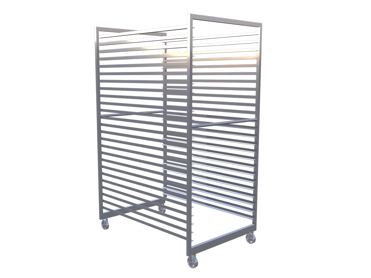 Industrial Trolley, 25 layer configuration