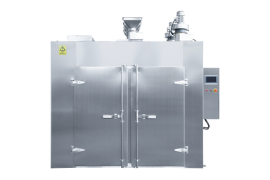 Industrial dehydrator 4 trolley front view