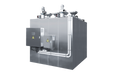 Industrial dehydrator 4 trolley rear angle view