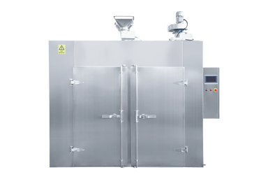 Industrial dehydrator 2 trolley front view