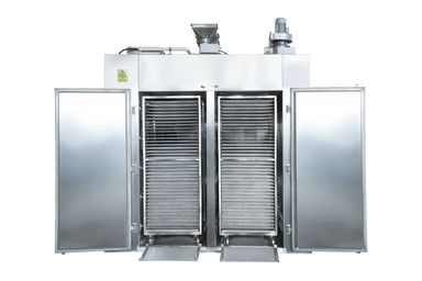 Industrial dehydrator 10 trolley front open view