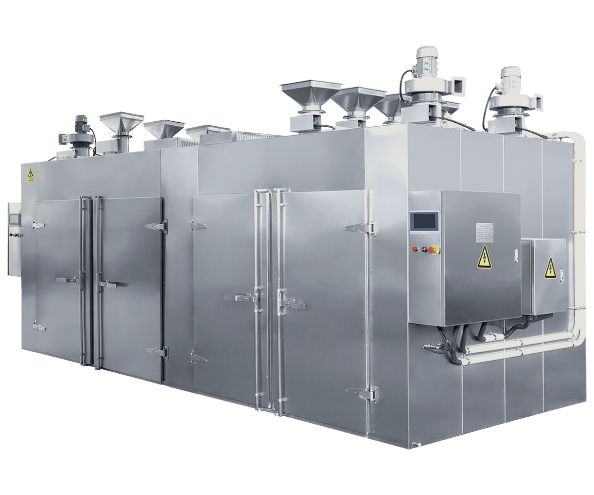 Industrial dehydrator 8 trolley main view