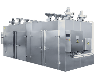 Industrial dehydrator 8 trolley main view