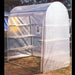 Adloheat Midi Gro Mini Greenhouse With Solashield Cover Open Front Side View