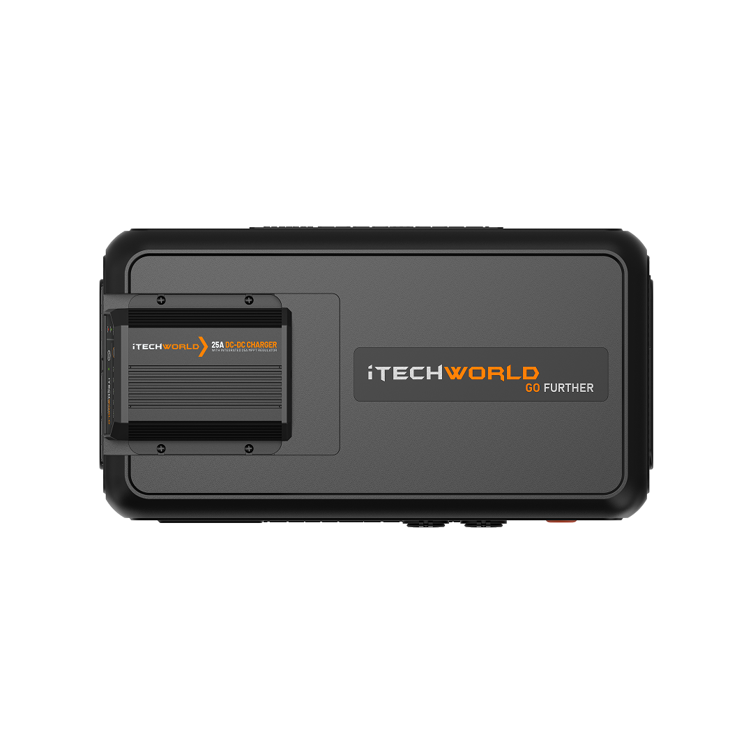 iTechWorld GoFurther Premium Battery Box with iTECHDCDC25 and iTECHBM500 with Shunt