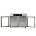 Benchfoods 32HCUDG 32 Tray Horizontal Dehydrator Front View Open Empty