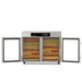 Benchfoods 32HCUDG 32 Tray Horizontal Dehydrator Front View Open With Fruit