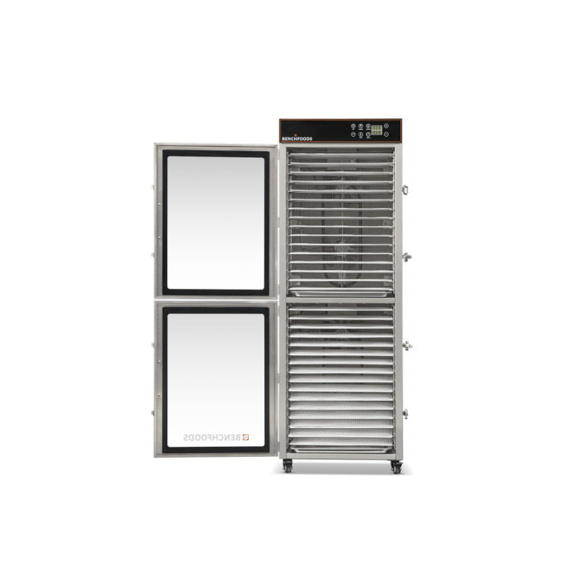 Benchfoods 32VCUDG 32 Tray Vertical Dehydrator Front Open View Empty