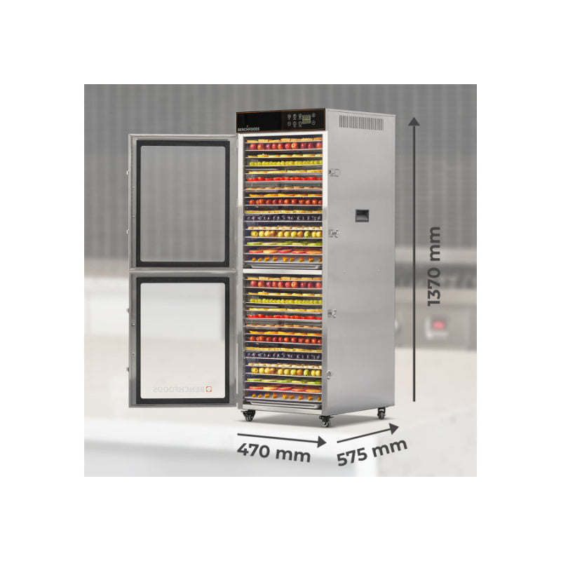 Benchfoods 32VCUDG 32 Tray Vertical Dehydrator Metric Dimensions