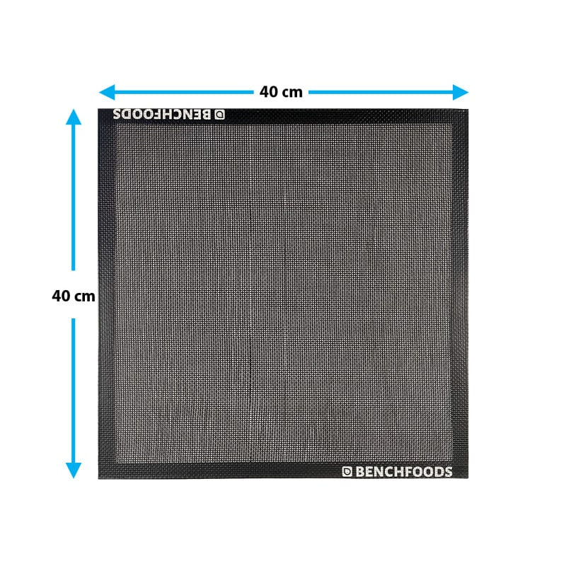 Benchfoods MT40 Domestic Non-Stick Mesh Silicone Metric Dimensions