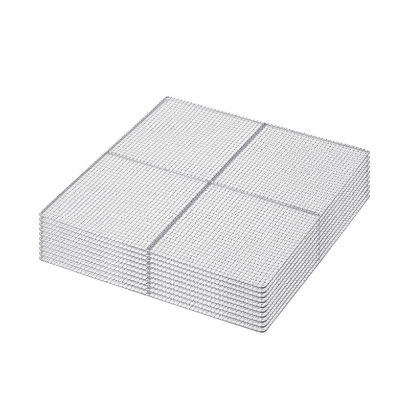 Benchfoods MT40 Small Stainless Steel Mesh Trays 10 Pack