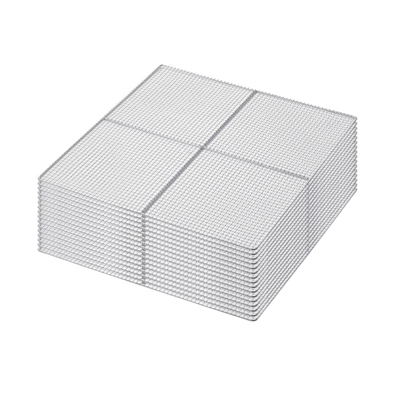 Benchfoods MT40 Small Stainless Steel Mesh Trays 16 Pack