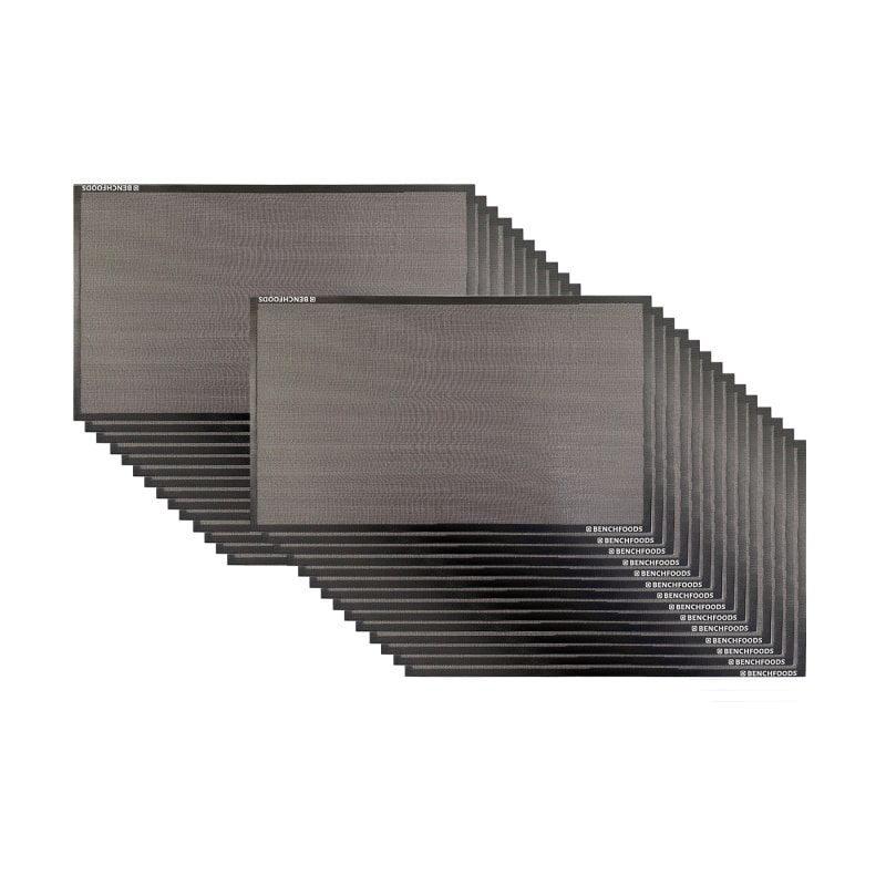 Benchfoods MT85 Large Mesh Non-Stick Dehydrator Mats 28 Pack