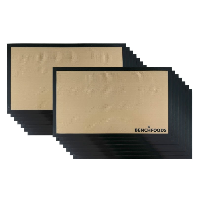 Benchfoods NS85SS Large Non-Stick Dehydrator Mats 14 Pack