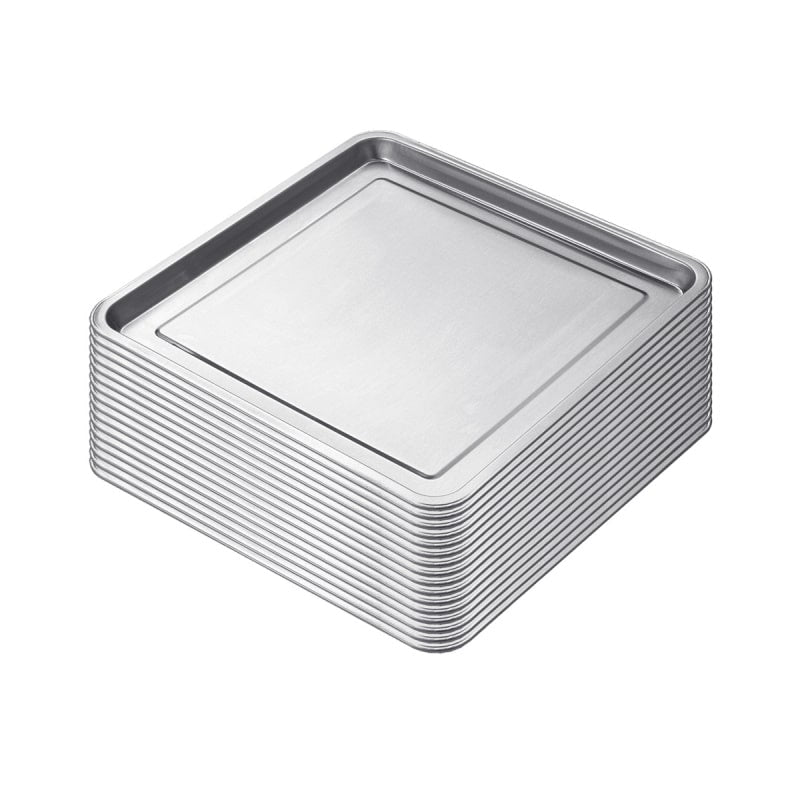 Benchfoods PT40 Small Stainless Steel Pan Trays 16 Pack