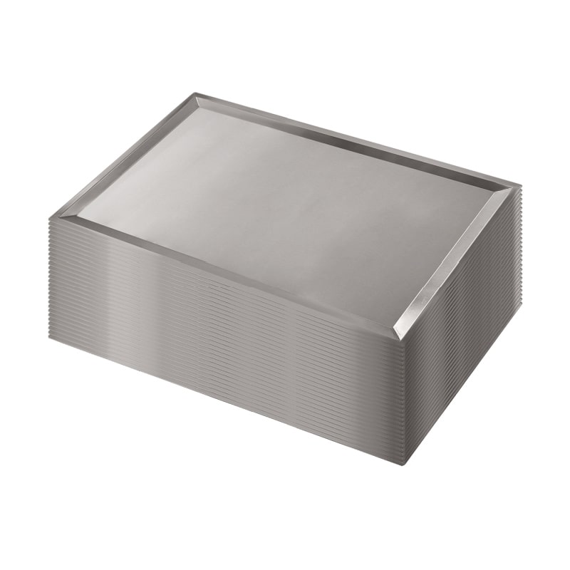 Benchfoods PT85 Large Stainless Steel Pan Trays 28 Pack