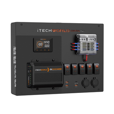 iTechWorld Premium Control Hub with 25A DCDC Charger and 500A Shunt