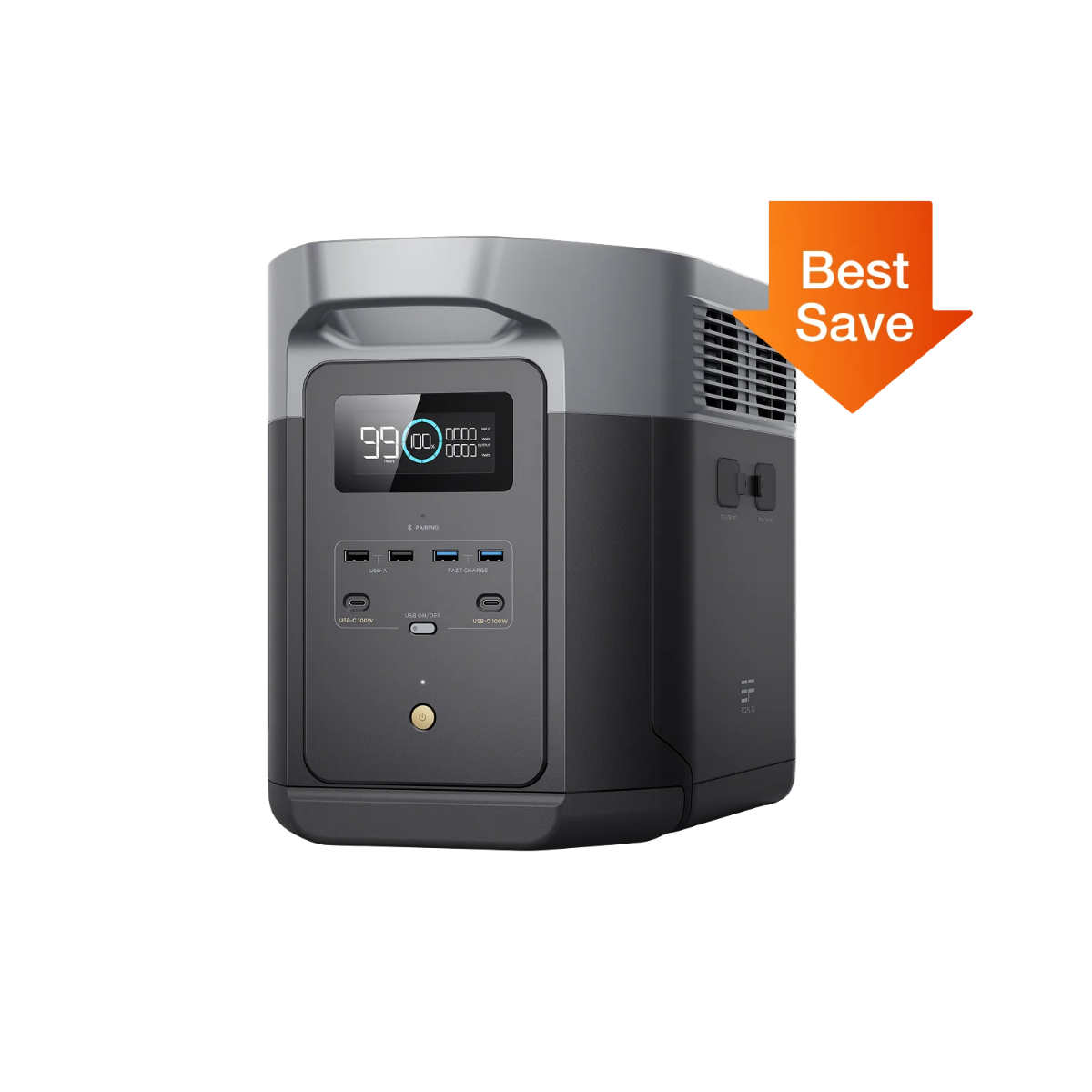 EcoFlow Delta 2 Max Portable Power Station - 2048Wh Capacity