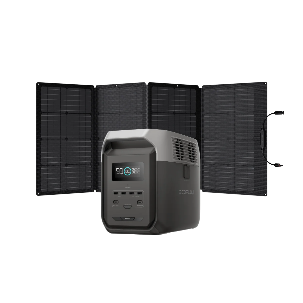 EcoFlow Delta 3 Portable Power Station - 1500Wh Capacity