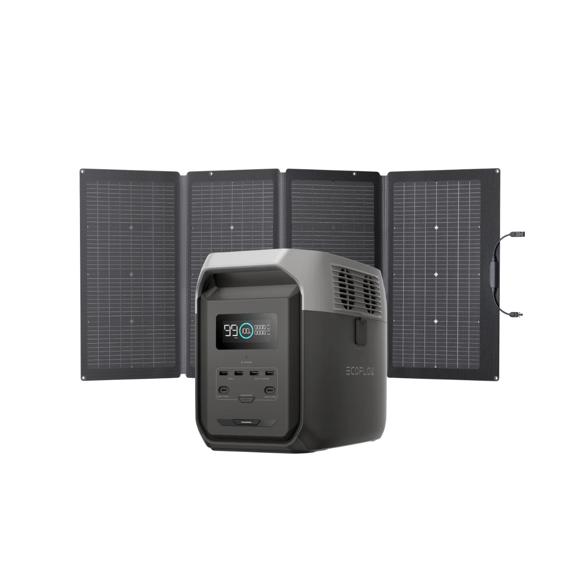 EcoFlow Delta 3 Portable Power Station - 1500Wh Capacity