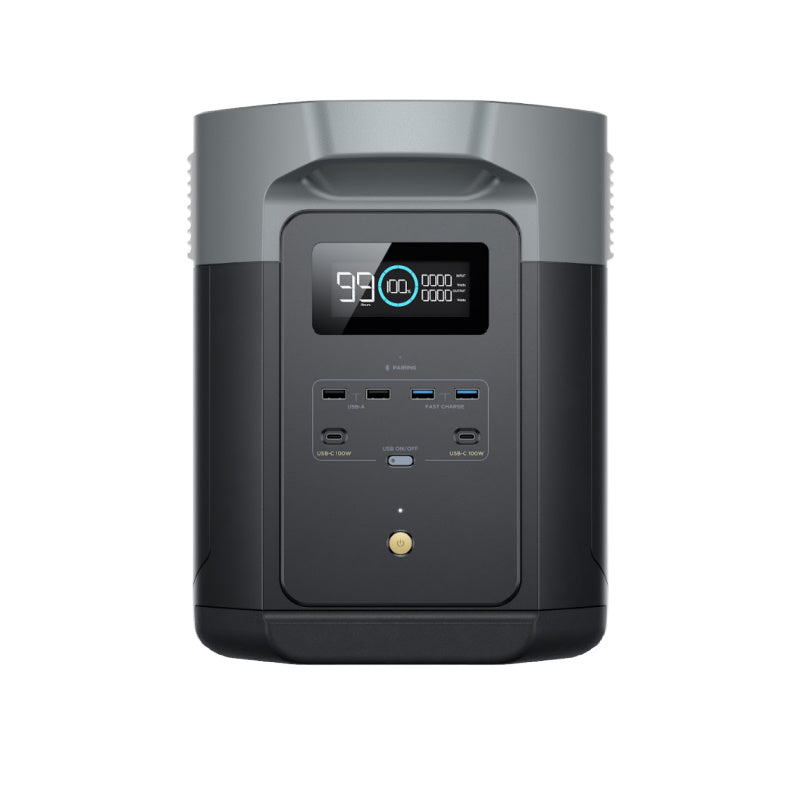 EcoFlow Delta 2 Max 2048Wh Portable Power Station Front View