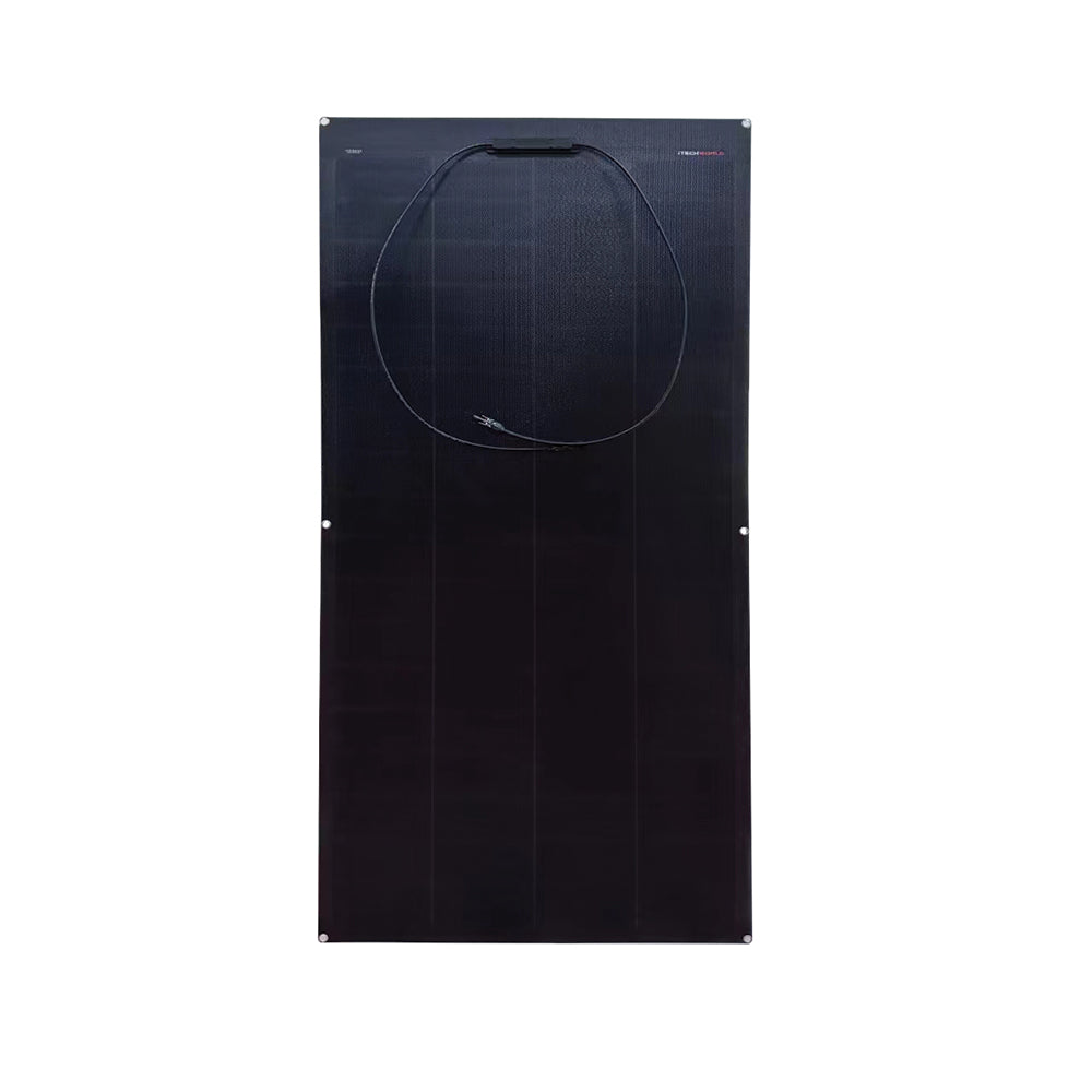 iTechWorld 200W Flexible Solar Panel on a roof