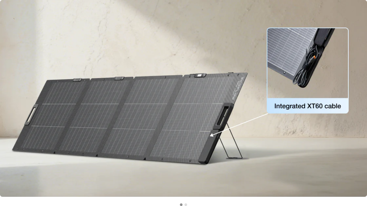 EcoFlow 220W Lightweight Portable Solar Panel