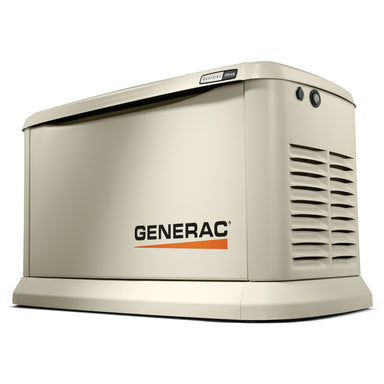 Generac 10kVA Single Phase Home Standby Gas Generator In Bisque Colour Front View