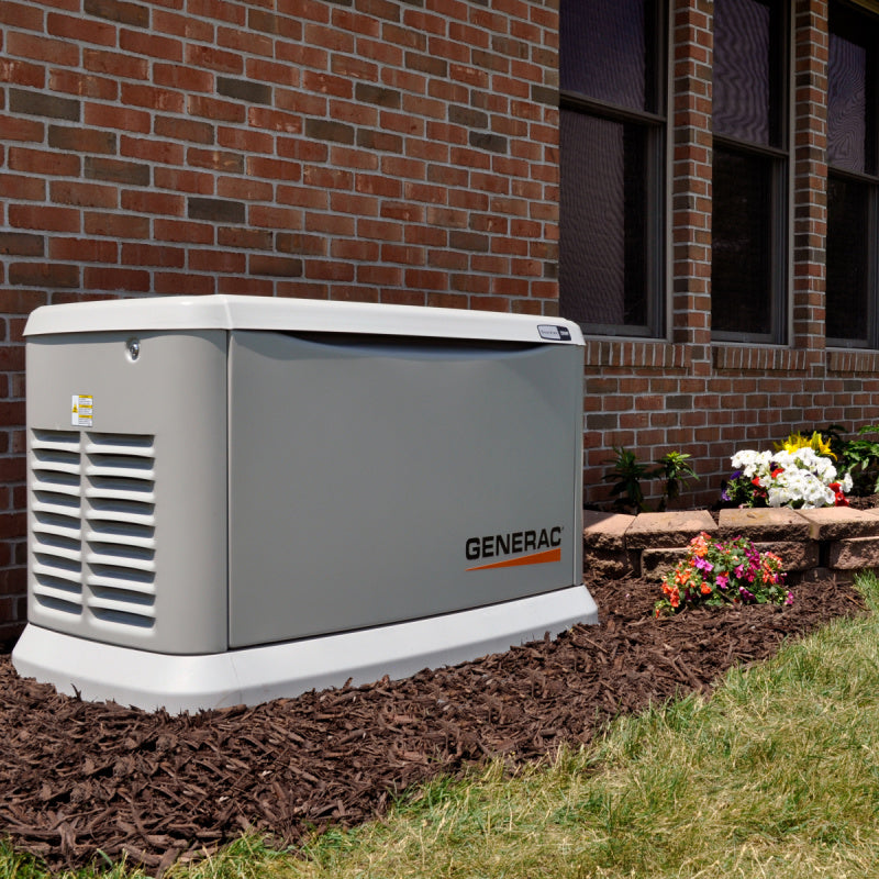 Generac Guardian Generator Next To House