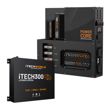 iTechWorld 300Ah Super Slim Power Core and battery