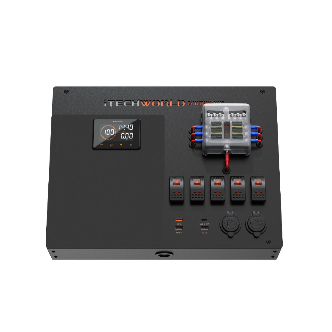iTechWorld Premium Control Hub with Battery Monitor and 500A Shunt