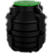 Polymaster pump well with round lid