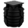 Polymaster pump well with square lid