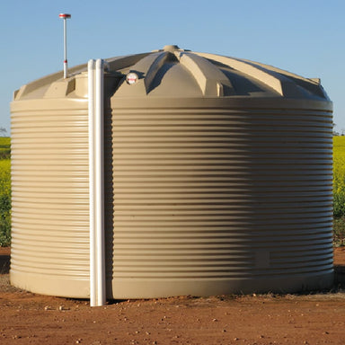 Polymaster 22500L Round Rainwater Tank In Beige