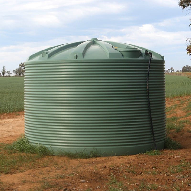 Polymaster 22500L Round Rainwater Tank In Green