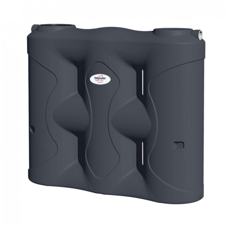 Polymaster Slimline Rainwater Tank 2000L in Black