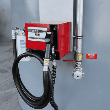 Polymaster 10000Ltr Bulk Diesel Storage Tank Fuel Dispenser Close Up