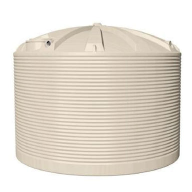 Polymaster 22500L Round Rainwater Tank In Cream
